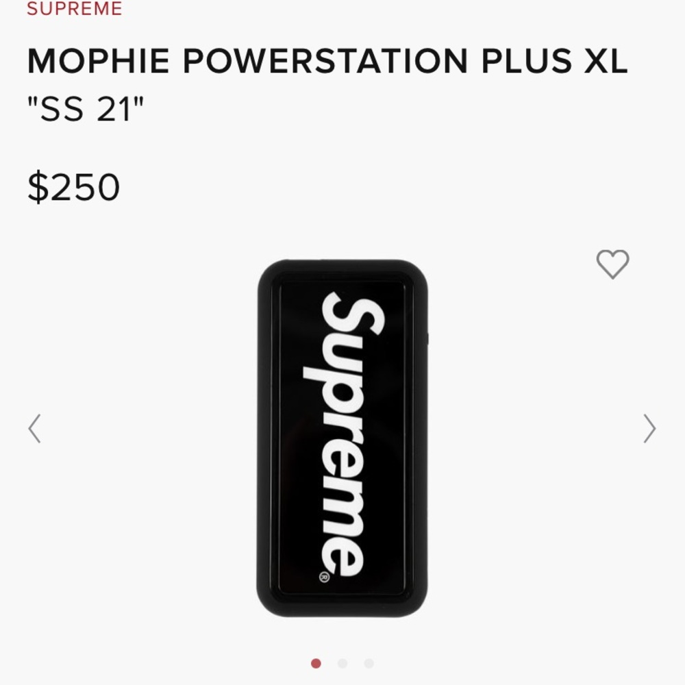 SUPREME MOPHIE POWERSTATION PLUS XL